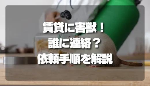 【放置厳禁】賃貸に害獣が出た！誰に連絡？管理会社・業者への依頼手順と即効テンプレ