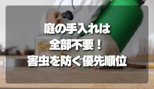 【全部やらなくてOK】庭の落ち葉・植木の手入れ「優先順位」害虫を呼ばないための効率的な方法
