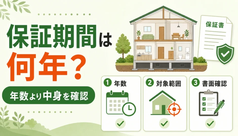 害獣駆除の保証期間は年数より中身を確認することを示すアイキャッチ