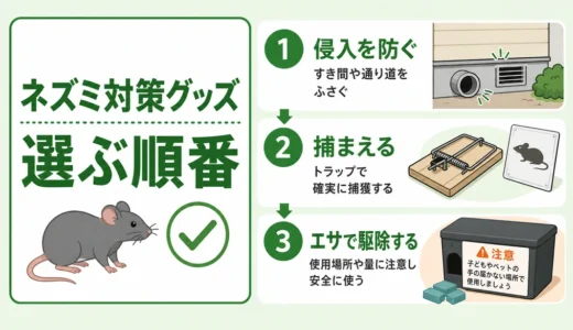 ネズミ駆除グッズの効果順｜市販品の選び方と限界