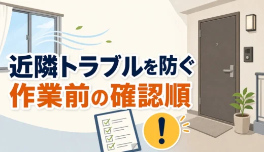 害虫駆除の近隣トラブルを防ぐ確認順｜薬剤・換気・費用の聞き方