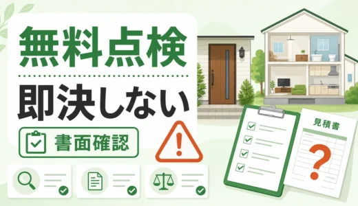 害獣駆除の無料点検で即決せず書面確認する注意点