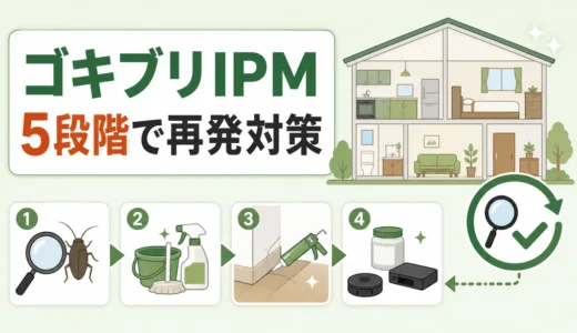 ゴキブリのIPM（定期防除）とは？家庭で続ける5ステップ